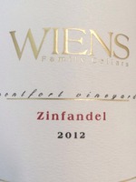 Wiens Family Cellars Montfort Vineyard Zinfandel