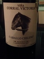 Corral Victoria Caballo Chileno Carménère Reserva
