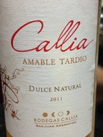 Callia Amable Tardio Dulce Natural