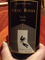 Eric Ross Catie's Corner Vineyard Syrah