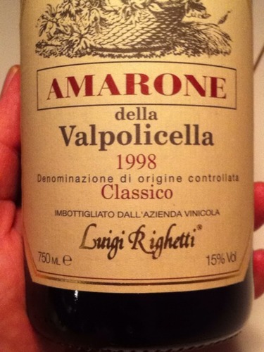 Luigi Righetti Amarone della Valpolicella Classico 1998 | Wine Info