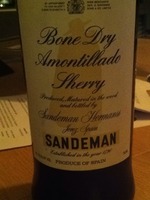 Sandeman Bone Dry Amontillado Sherry