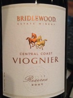 Bridlewood Central Coast Reserve Viognier