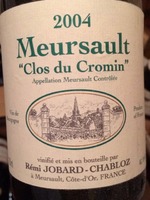 Rémi Jobard Meursault 'Clos du Cromin'