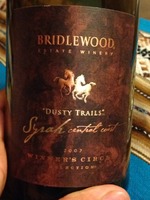 Bridlewood Dusty Trails Syrah