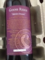 Goose Ridge Vineyards Merlot Dreams