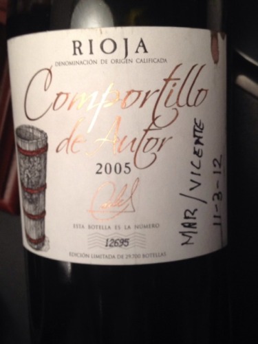 Comportillo de Autor De Autor Rioja Edicion Limitada | Vivino US