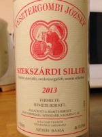 Vesztergombi Remete Bor Szekszárdi Siller