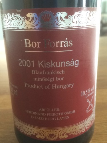 Hungarian red deals wine