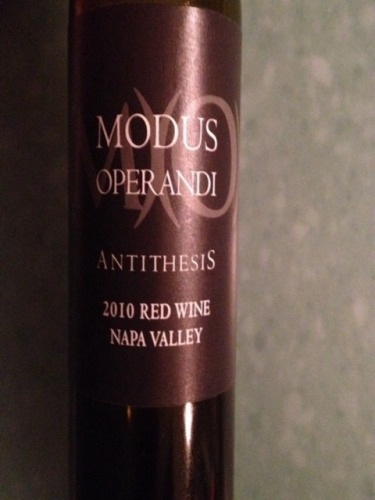Modus operandi antithesis wine