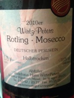 Ferienwohnung Hans Wirtz Peters Mosel Wirtz Peters Rotling Mosecco Deutcher Perwein Halbtrocken
