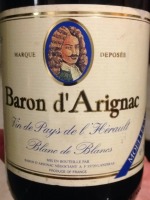 Baron d'Arignac Blanc de Blancs Pays d'Hérault