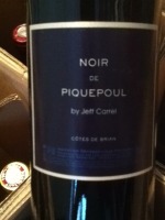 Jeff Carrel Noir de Piquepoul