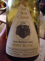 Au Bon Climat Pinot Blanc Santa Barbara County