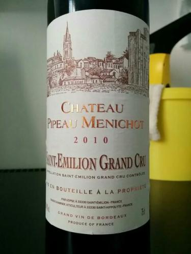 2010 Château Pipeau Menichot Saint-Émilion Grand Cru | Vivino US