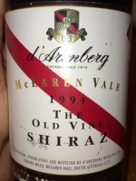 d'Arenberg The Old Vine Shiraz