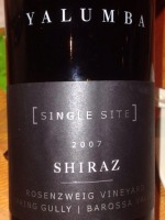 Yalumba Single Site Rosenzweig Vineyard Shiraz