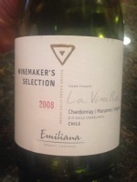 Emiliana Winemaker's Selection La Vinilla Chardonnay - Marsanne - Viognier