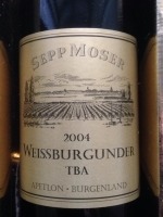 Sepp Moser Weissburgunder Trockenbeerenauslese