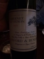 Sanford Sanford & Benedict Vineyard Cabernet Sauvignon