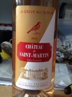 Château de Saint Martin La Grive Au Grain Rosé