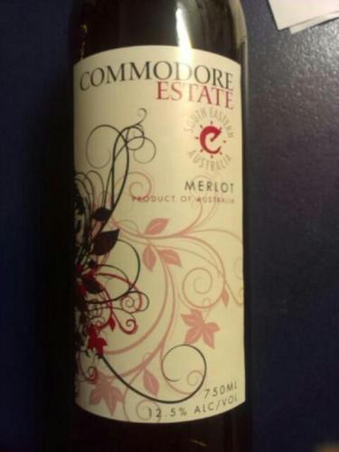 Commodore Estate Merlot | Vivino US