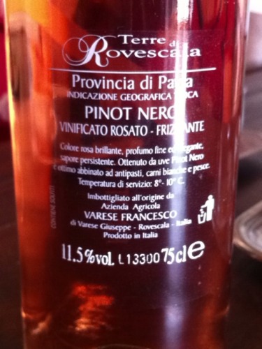 Terre di Rovescala Pinot Nero Rosato Frizzante | Vivino Australia