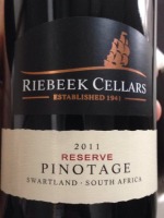 Riebeek Cellars Reserve Pinotage