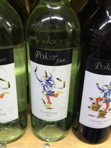 Poker face chardonnay