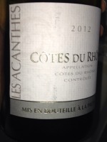 Les Vignerons de Tavel Les Acanthes Côtes-du-Rhône