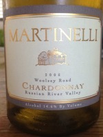 Martinelli Woolsey Road Chardonnay
