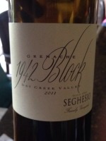 Seghesio 1942 Block Grenache