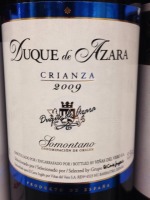 Viñas del Vero Duque de Azara Crianza Somontano