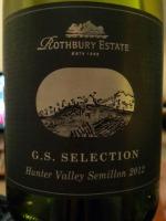 Rothbury Estate GS Selection Sémillon