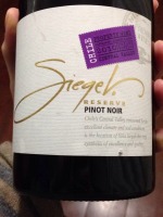 Siegel Reserve Pinot Noir