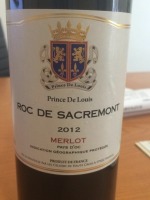 Les Celliers de Haute Croix Prince de Louis Roc de Sacremont Merlot