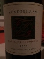 Tokara Zondernaam Cabernet Sauvignon
