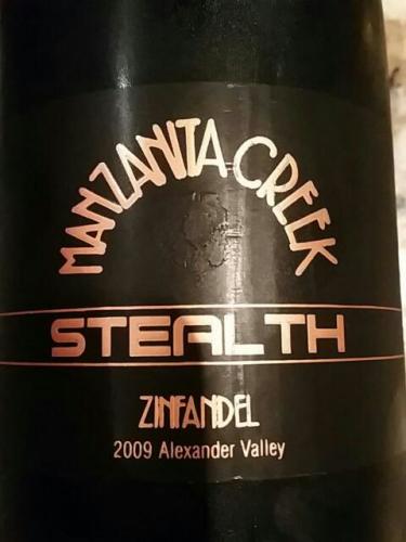Manzanita Creek Stealth Zinfandel Vivino Australia