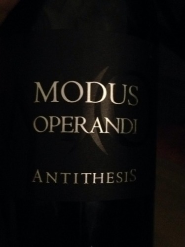 Modus operandi antithesis wine