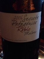 Secreto Patagónico Malbec Roble