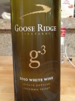 Goose Ridge Vineyards g3 White