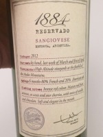 Escorihuela Gascón 1884 Reservado Sangiovese