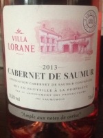Terroirs de la Noëlle Villa Lorane Cabernet de Saumur