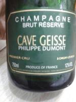 Cave Geisse Philippe Dumont Champagne Brut Réserve Premier Cru