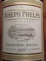 Joseph Phelps Vineyards Johannisberg Riesling