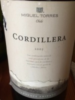 Miguel Torres Chile Cordillera Reserva Privada