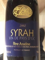 Brotte Syrah Vin De Pays D'Oc Père Anselme