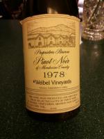 Weibel Family Proprietors Reserve Pinot Noir