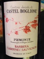 Castel Boglione Barbera - Cabernet Sauvignon