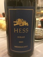 The Hess Collection Mendocino County Syrah